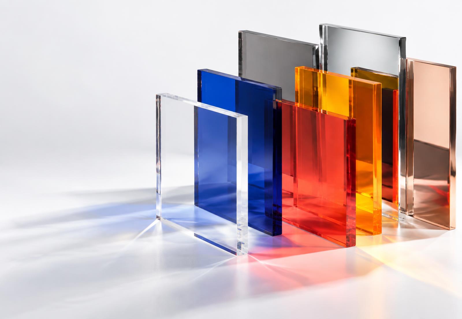Acrylic sheets and material finishes